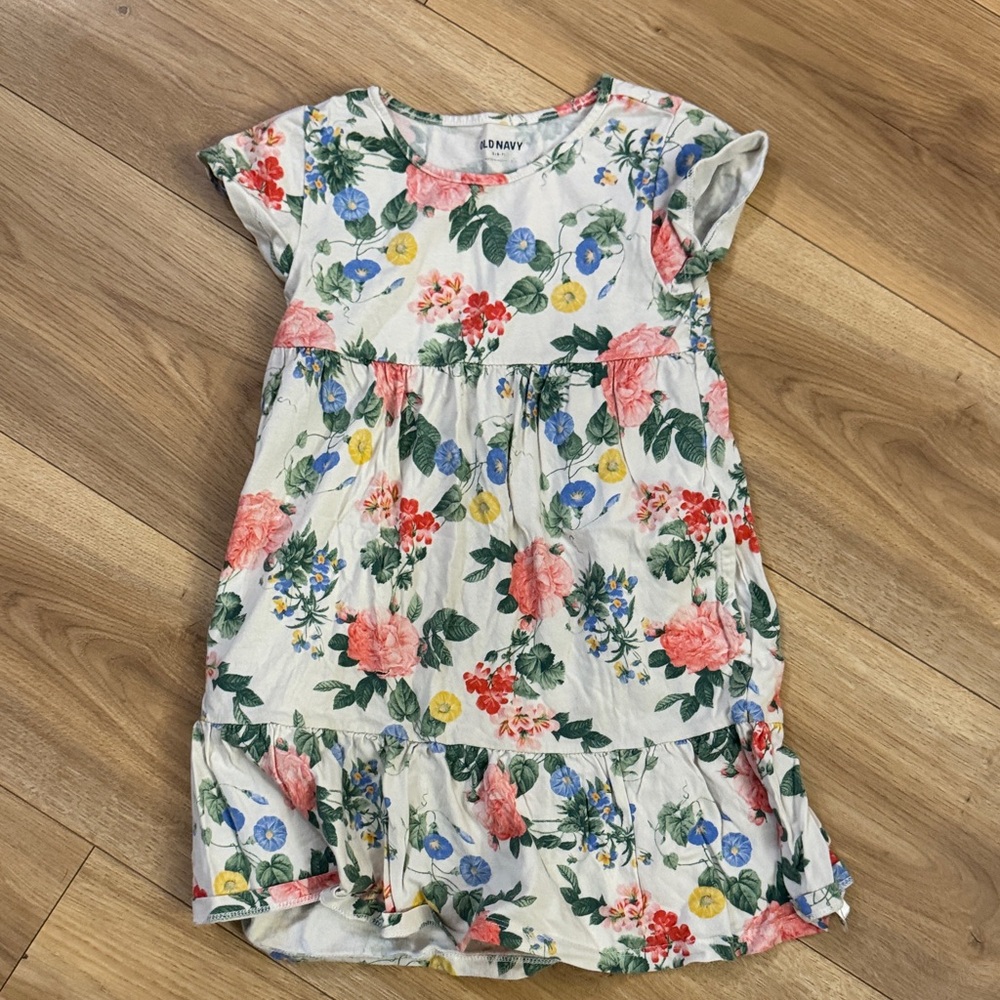 Floral Cotton Kids Dress
